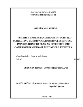 Hiểu Biết Về Truyền Thông Marketing Tích Hợp (IMC) và