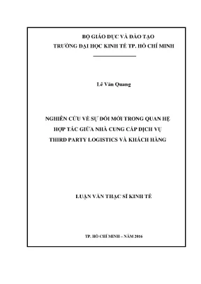 Luận văn: Đổi mới hợp tác giữa 3PL và khách hàng