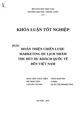 Chiến Lược Marketing Du Lịch Hấp Dẫn Du Khách Quốc Tế