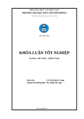 Tổ Chức Kế Toán Doanh Thu và Chi Phí tại Công Ty TNHH