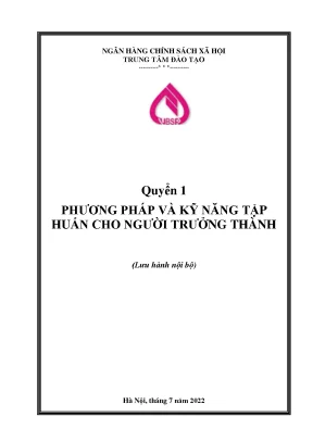 Kỹ Năng Tập Huấn Hiệu Quả Cho Người Trưởng Thành