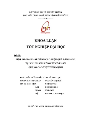 Giải pháp nâng cao hiệu quả bán hàng tại công ty quảng 