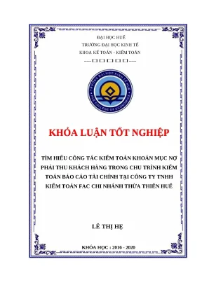 Kiểm toán Nợ phải thu KH: Quy trình & Kinh nghiệm thực tế