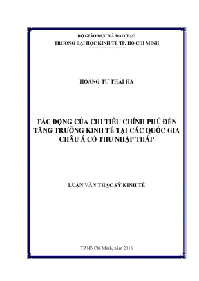 Tác động của chi tiêu chính phủ đến tăng trưởng kinh tế