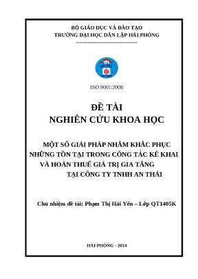 Giải pháp khắc phục tồn tại trong kê khai và hoàn thuế