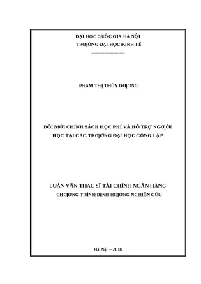 Đổi mới chính sách học phí và hỗ trợ sinh viên tại các