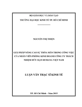 Giải pháp nâng cao sự thỏa mãn công việc cho nhân viên