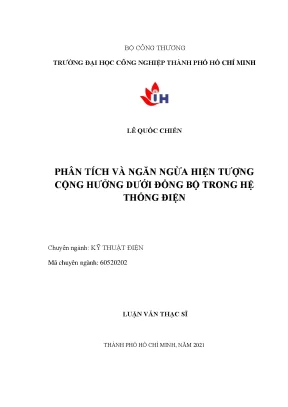 Ngăn Ngừa Hiện Tượng Cộng Hưởng Dưới Đồng Bộ Trong Hệ