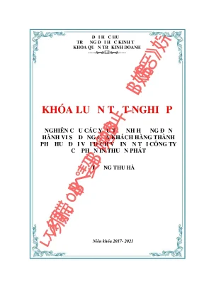 Yếu tố ảnh hưởng hành vi khách hàng dịch vụ in ấn Huế