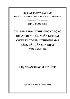 Giải pháp nâng cao quản trị nguồn nhân lực tại Công ty