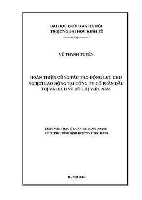 Cải thiện động lực lao động tại Vinasinco: Giải pháp và