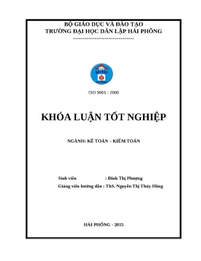 Hoàn thiện tổ chức kế toán vốn bằng tiền tại Công ty Cổ