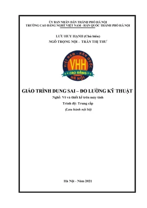 Giáo Trình Dung Sai và Đo Lường Kỹ Thuật cho Nghề Vẽ và 