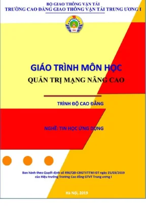Giáo trình Quản trị mạng Nâng cao (Trình độ Cao đẳng)