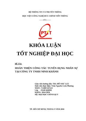 Cải Thiện Quy Trình Tuyển Dụng Nhân Sự Tại Công Ty TNHH