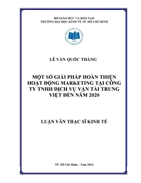 Giải pháp hoàn thiện marketing tại Công ty TNHH Dịch vụ