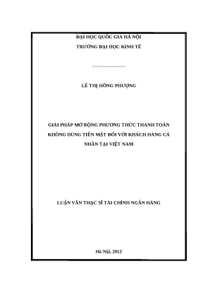 Giải pháp mở rộng thanh toán không dùng tiền mặt cho
