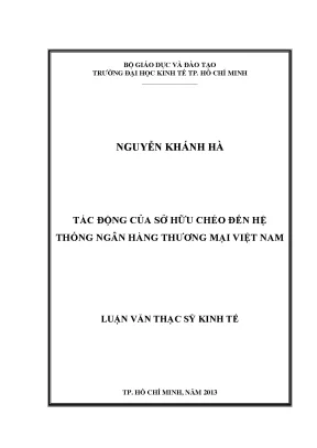 Luận văn: Tác động sở hữu chéo đến ngân hàng Việt Nam