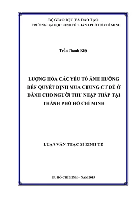 Yếu Tố Ảnh Hưởng Đến Quyết Định Mua Chung Cư Cho Người 