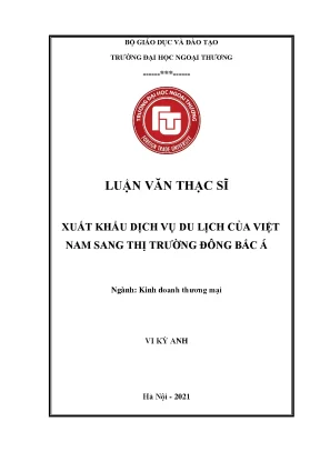 Xuất khẩu dịch vụ du lịch Việt Nam sang Đông Bắc Á: Cơ