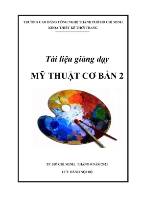 Tài liệu giảng dạy mỹ thuật cơ bản cho sinh viên