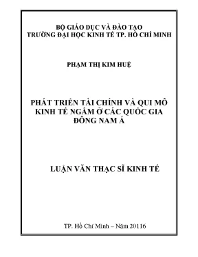 Phát triển tài chính và quy mô kinh tế ngầm Đông Nam Á
