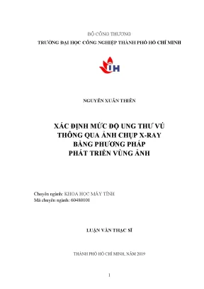 Phát hiện ung thư vú qua ảnh X-ray bằng phương pháp phát
