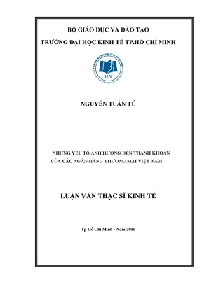 Các yếu tố ảnh hưởng thanh khoản ngân hàng Việt Nam