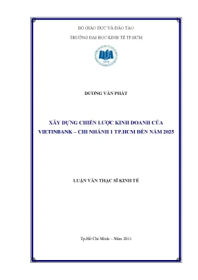 Chiến Lược Kinh Doanh Của VietinBank Đến Năm 2025