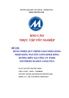 Tối ưu quy trình giao nhận hàng hóa nhập khẩu container