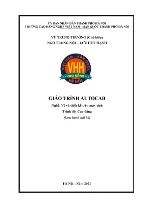 Giáo Trình AutoCAD Trung Cấp: Hướng Dẫn Vẽ và Thiết Kế 