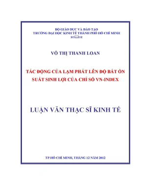 Kết Cấu Luận Văn Thạc Sĩ Kinh Tế: Tác Động Của Lạm Phát