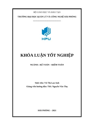 Cải Thiện Kế Toán Hàng Hoá Tại Công Ty Tư Vấn Thiết Kế