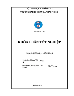 Hoàn thiện tổ chức kế toán thanh toán tại Công ty TNHH