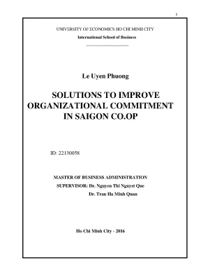 Giải pháp nâng cao cam kết tổ chức tại Saigon Co.op
