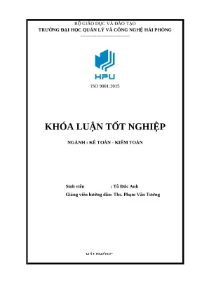 Hoàn thiện kế toán vốn bằng tiền tại công ty xăng dầu
