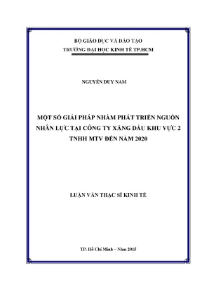 Luận văn phát triển nguồn nhân lực tại Petrolimex Sài Gòn