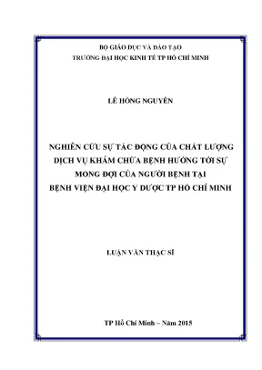 Nghiên cứu tác động chất lượng dịch vụ khám chữa bệnh