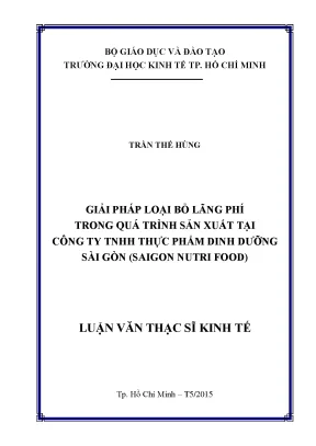 Giải pháp loại bỏ lãng phí trong sản xuất tại Saigon