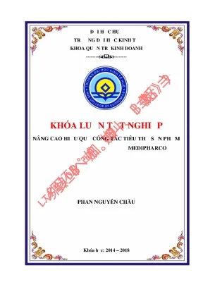 Tăng cường hiệu quả tiêu thụ sản phẩm tại Medipharco