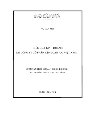 Nâng cao hiệu quả kinh doanh tại Công ty Cổ phần Tập