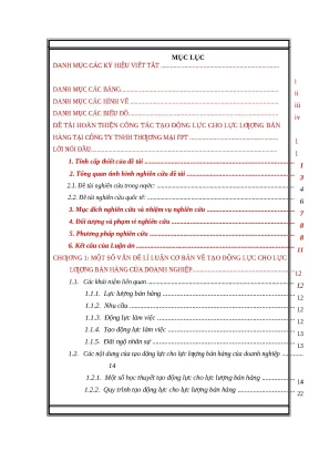 Cải thiện động lực bán hàng tại FPT: Giải pháp và phân tích