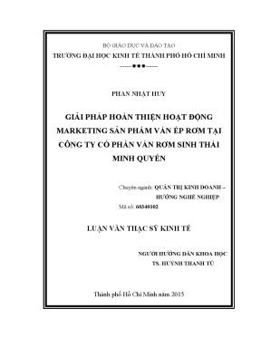 Giải pháp marketing hiệu quả cho sản phẩm ván ép rơm tại 