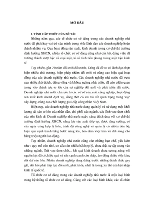 Nâng cao chất lượng tổ chức cơ sở đảng trong doanh 