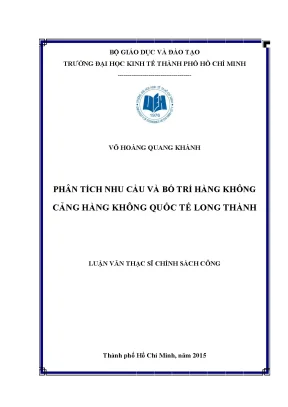 Phân Tích Nhu Cầu Hàng Không Cảng Quốc Tế Long Thành