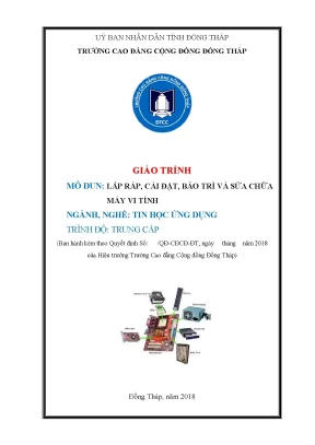 Giáo trình Lắp ráp, Cài đặt & Sửa chữa Máy tính Toàn tập