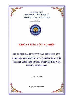 Kế Toán Doanh Thu và Kết Quả Kinh Doanh tại Hoàn Cầu