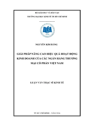 Giải pháp nâng cao hiệu quả kinh doanh ngân hàng TMCP