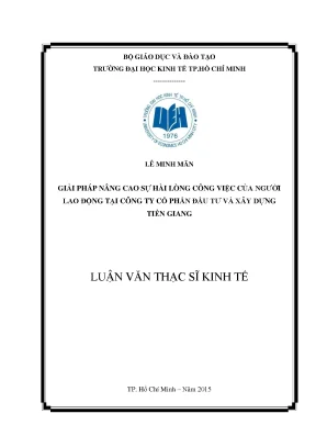 Giải pháp nâng cao sự hài lòng công việc cho người lao