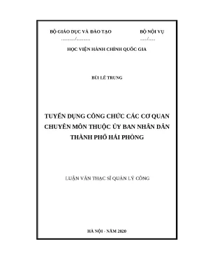 Tuyển Dụng Công Chức Tại Hải Phòng: Quy Trình và Thực Trạng